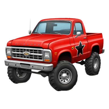 demolition derby pickup truck sticker