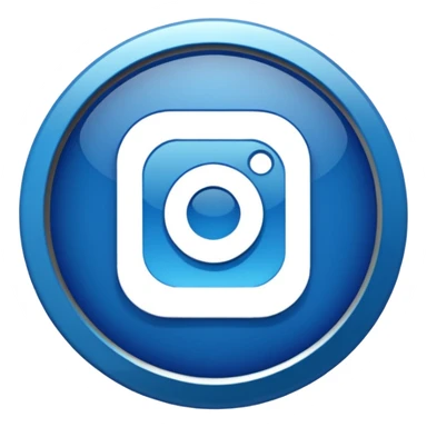 A high-resolution 2D icon of an Instagram-style verified badge.  sticker