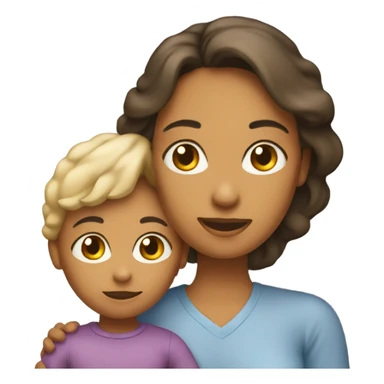 a mom who love his child sticker