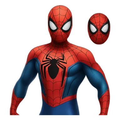 Donald trump dress like spider man  sticker