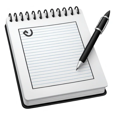 open notebook with Cyrillic letters sticker