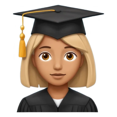 Graduation Cap in Space person sticker