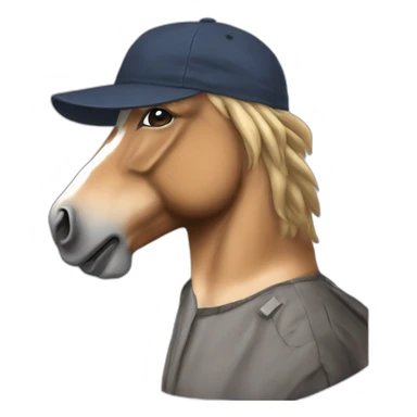 Cabotage at the horse in the rad cap sticker