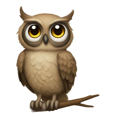 hibou sticker