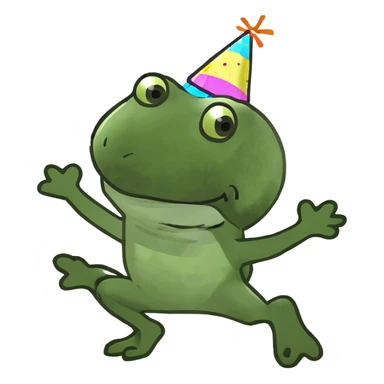 giggling and kicking feet sticker