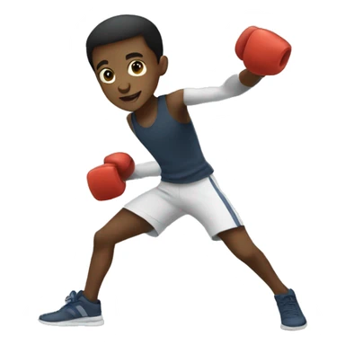black boy training  sticker