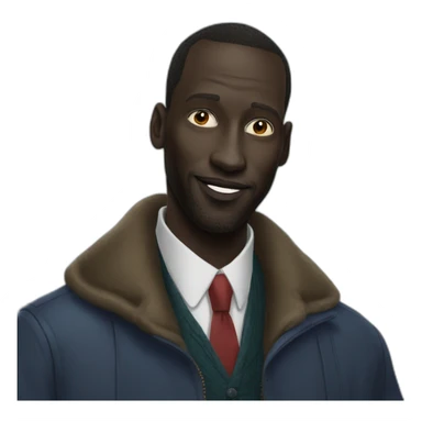 Omar Sy lupin Netflix sticker