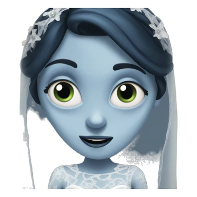 Emily corpse bride  sticker