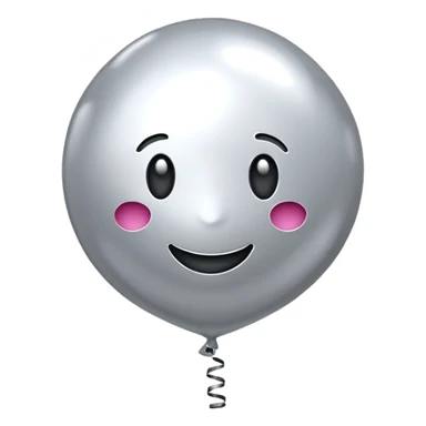 Foil balloon A sticker