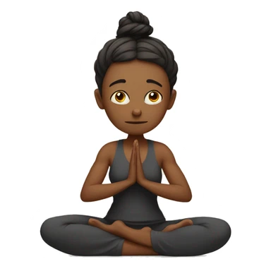 yoga pose worrier 2  sticker