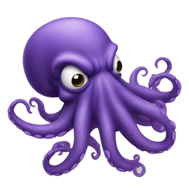 purple kraken sticker