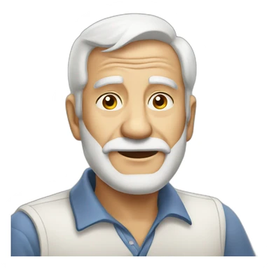 old white dad funny sticker