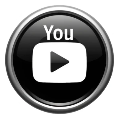 Verification badge black and white Youtoube sticker