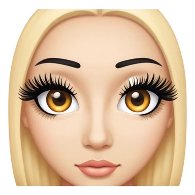fake eyelashes sticker