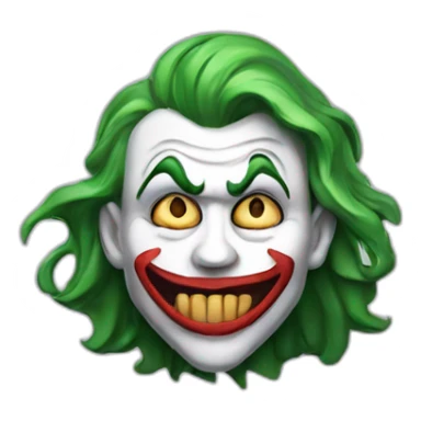 joker telling to shh sticker