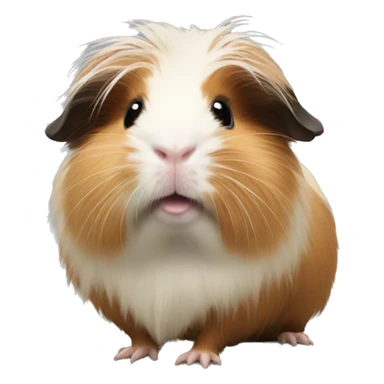 Long hair Guinea pig  sticker