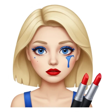 clumsy makeup artist sticker