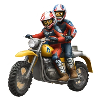 Motorcross sidecar  sticker