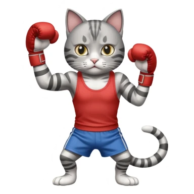 Cat in boxing stance







 sticker