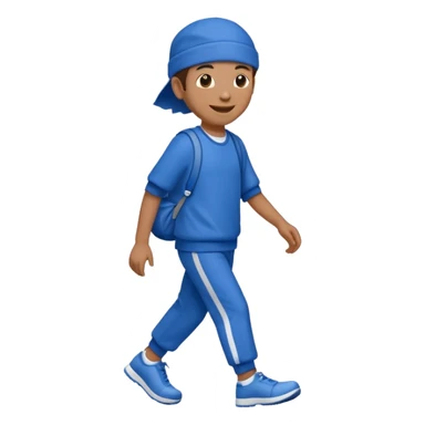 Crip walking sticker