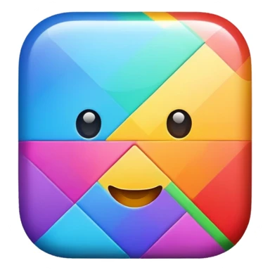 Cuadrado arcoiris  sticker