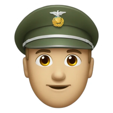 Militar del aire saludando sticker