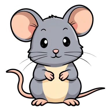 Field mouse sticker