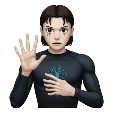 Vecna from stranger things sticker