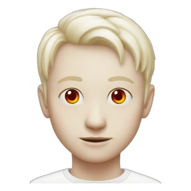 À albino Na’vi whit red eye sticker