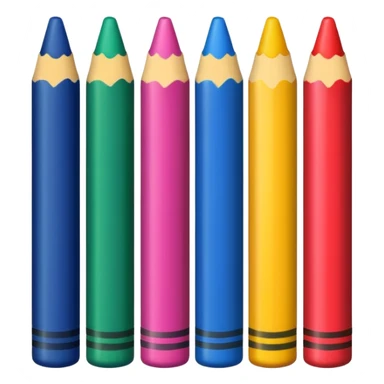 Crayons sticker