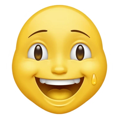 crying laughing face sticker