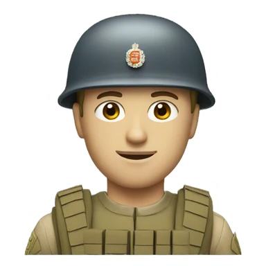 british modern soldier sticker