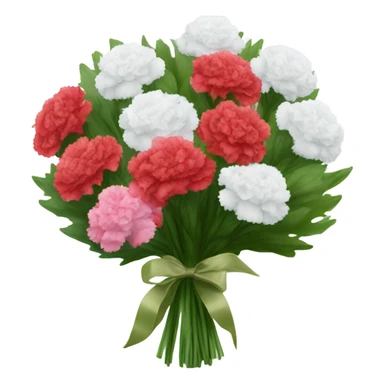 Carnation bouquet  sticker