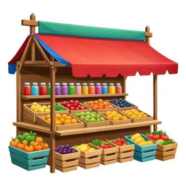 Street Market Stall
 sticker