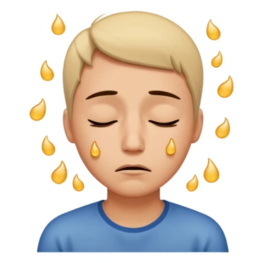 Sad head shake sticker