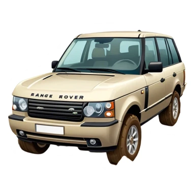 Range rover but sticker