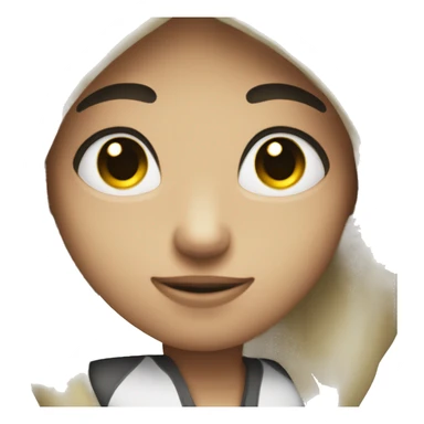 text that says  "holic" flashing black and white  sticker