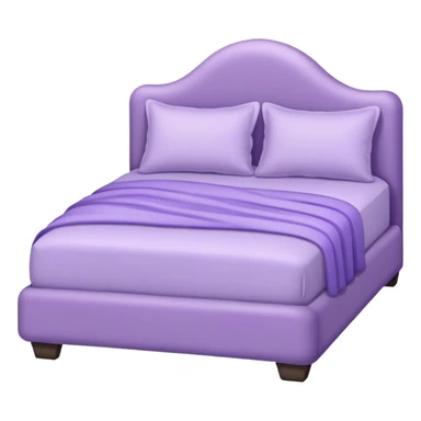 aesthetically pleasing lavender-colored bed sticker