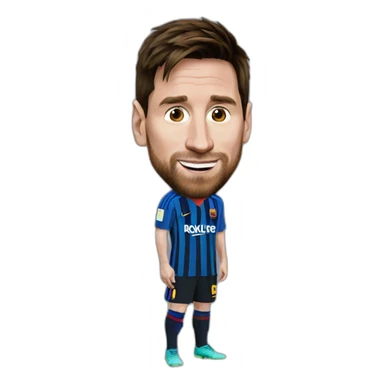 Messi qui fait caca sticker