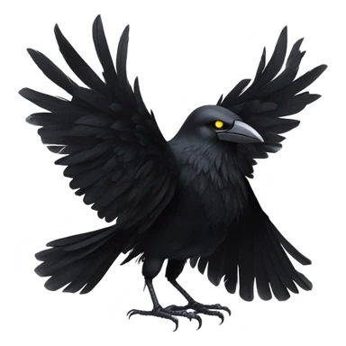 Odins crows being super cool  sticker