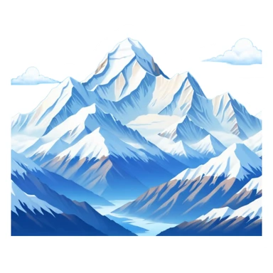 Make an emoji of Kanchenjunga mountain sticker