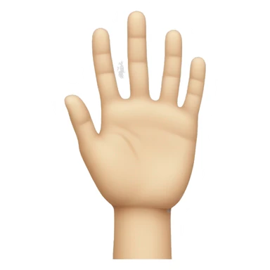 counting hand sticker