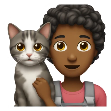 SOS with a cat sticker