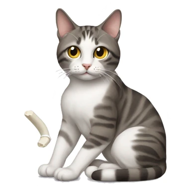 Cat with joint sticker