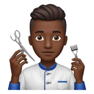 Street Barber sticker