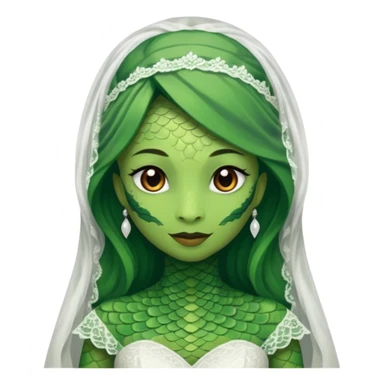 bride reptile sticker