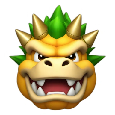 Bowser mario sticker