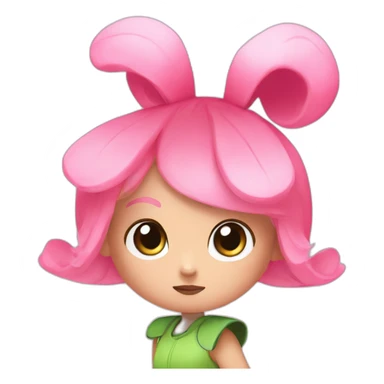 powerpuff blossom sticker