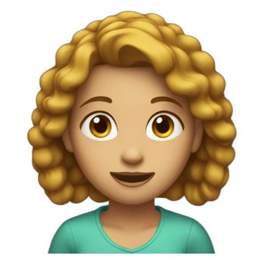 GIRL SPEAKING sticker