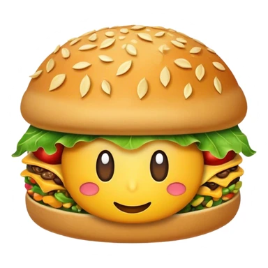 A hat as food  sticker